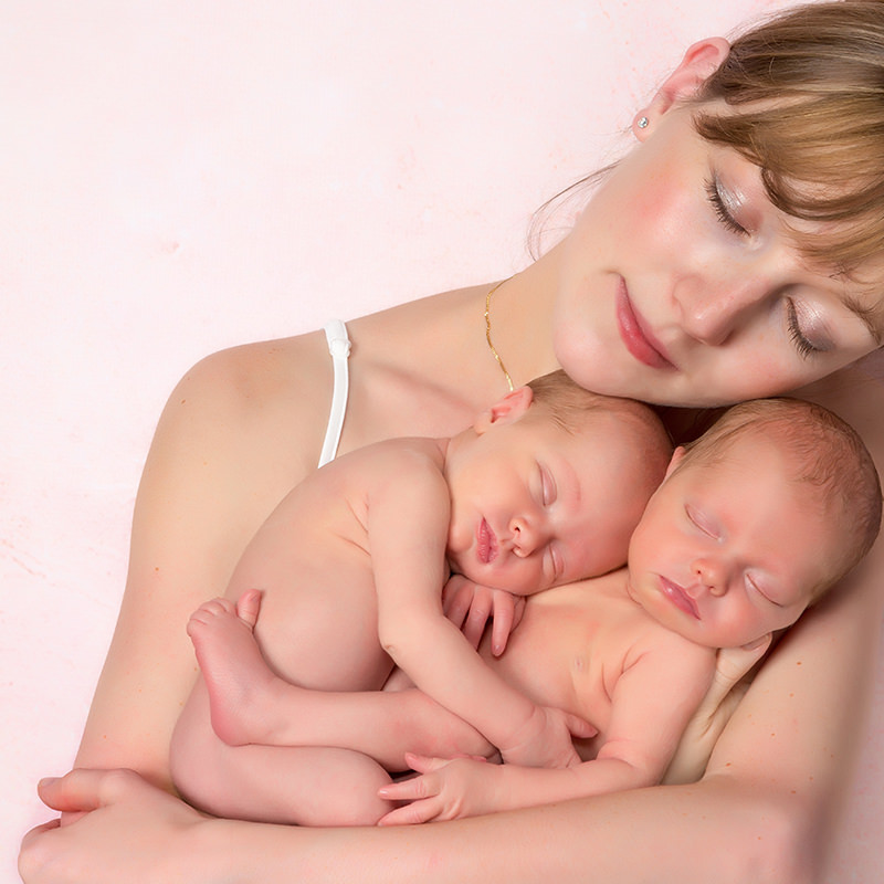 Mother Holding Twins 2 Mother Holding Twins 2